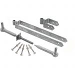  No.131H/PP 18" / 450mm Heavy Fieldgate Hinge Set Galvanised